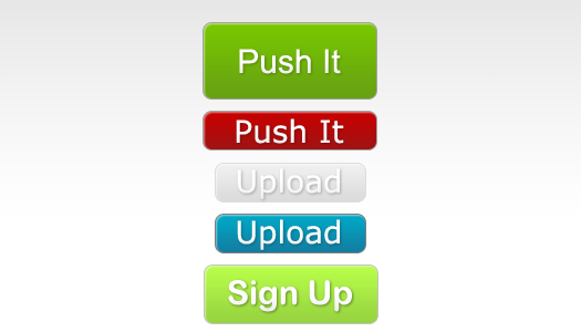 Sleek Button Tutorial Photoshop Examples