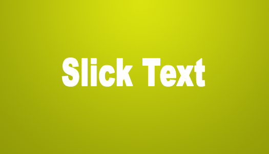 Slick Silver Text in Photoshop